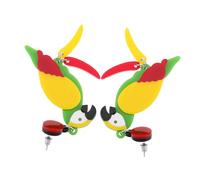 1 Pair Acrylic Parrot Women Unique Dangle Jewelry Fun Summer Accessory for Parties Daily Wear Stylish Novelty Earrings