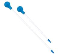 1 Pair Alimentador de Coral 22.4x1.2 Pulgadas Pipeta de Largo Alimentador de Coral de Goma Jeringa Larga fácil de Usar y Limpia Tubo de alimentación de Pescado para Pescado Marino Planta acuática de