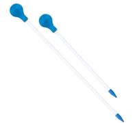 1 Pair Alimentador de Coral 22.4x1.2 Pulgadas Pipeta de Largo Alimentador de Coral de Goma Jeringa Larga fácil de Usar y Limpia Tubo de alimentación de Pescado para Pescado Marino Planta acuática Ali