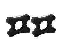 1 Pair Cycle Pedal Adapter, ABS Anti Slip Flat Bracket Converter for Road Bike, Hexagonal Non Slip Pedal Platform with Enhanced Control and Comfort for Long Distance Cycling (Negra)