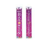 1 Pair Halloween Door Banners Hanging Couplets Halloween Party Banners