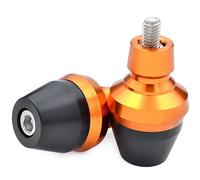 1 Pair M6 Screw Motorcycle Front Fork Frame Sliders Screw Bolt Crash Protection Compatible with BMW (Color : Black, Size : A)(Orange)