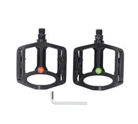 1 Pair Mountain Cycle Pedal Aluminum Alloy Non Slip Stable Flat Platform Pedal Replacement