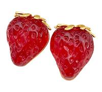 1 Pair of Decorative Strawberry Earrings Women's Fashion Jewelry for Girls