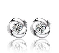 1 Pair of Ladies Earrings Earrings sterling silver with cubic zirconia cross Gänseblümche Glitter Snowflake many style pearl studs earrings, Allergy Free, for Women Girlfriend Daughter