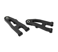 1 Pair RC Front r Suspen Arms Aluminum, Upg Parts for SG 1603 1/16 RC Car, Front r Swing Arm with Strength, m y for Running (Black)