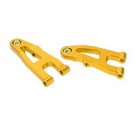 1 Pair RC Front r Suspen Arms Aluminum, Upg Parts for SG 1603 1/16 RC Car, Front r Swing Arm with Strength, m y for Running (Yellow)