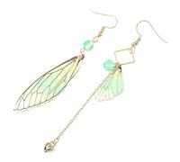 1 Pair Wings Resin Novelty Wing Dangle Bride Animal Bird Drop Charms for Women Girls Womens Tassel Earrings