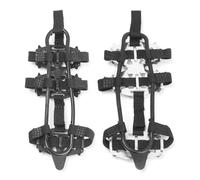 1 Pair Winter Snow Claws Anti-Skid Anti-Slip Shoes Grips Crampons Shoes Spikes 24 Teeth Ice Gripper(Color 2)