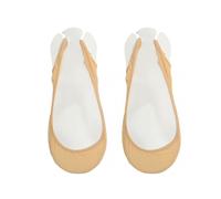 1 Pair Women Summer High Heels Shoes Silicone Non-Slip Socks Ice Silk Sponge Half-Palm Suspender Invisible Boat Socks