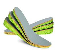 1 pair1.5cm-3.5cm Elevator Height Increase Cut Free Size Honeycomb Insole for Men and Women Absorb Sweat Breathable Shock Absorption (Color : 3.5cm Size : Small) (2.5cm Medium)