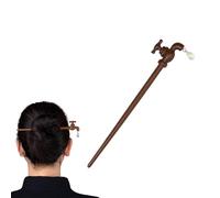 1 palillo de pelo para grifo, palillos divertidos para moños, palillos de madera para el pelo, horquillas chinas para accesorios para el cabello