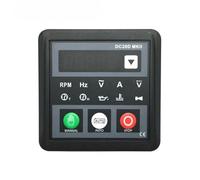 1 panel controlador de grupo electrógeno diésel pequeño, conexión USB programable para PC, módulo de control de generador DC20D MKII (DC20D MKII)