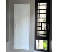 1 panel de acceso empotrado de aluminio premium | Puerta de inspección resistente al fuego for garaje y ático | Costumbre(White,50x100cm)