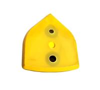 1 paquete de almohadilla de respaldo triangular de 70 mm, placa de lijadora de detalles de cierre de gancho para muebles de esquina de madera