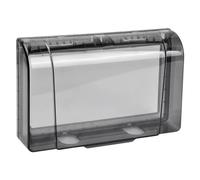 1 paquete de caja de enchufe a prueba de niños con protección impermeable, caja de seguridad para enchufe eléctrico con protector contra salpicaduras, protector de interruptor de seguridad para el