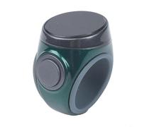 1 paquete de contador de dedos electrónico con pantalla LCD, cuenta de mano recargable tipo C para tejer filas y deportes, ajuste ajustable verde (verde)