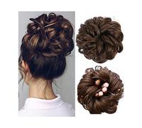 1 paquete de extensiones cabello moño desordenado sintético, cola caballo ondulado grueso, accesorios for el for mujeres, diademas Pieza de Pelo de Moño Desordenado