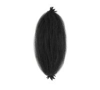 1 paquete de extensiones de cabello trenzado Marley Twist, extensiones sintéticas Afro Twist for mujeres negras Wear and Go(1B,24 inch)