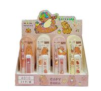 1 paquete de lápices mecánicos con temática de Capibara Kawaii, herramientas de escritura artística para la escuela y la oficina, regalos originales de papelería
