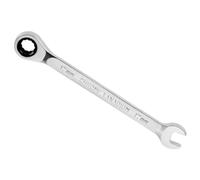 1 Paquete de Llave de Trinquete de 17 mm, Llave Combinada de Trinquete, Llave de Empuñadura de 72 Dientes con Diseño de 12 Puntas, Acero Cromo Vanadio