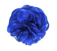 1 paquete de moño donut rizado sintético, accesorio for el cabello, diadema elástica, cola caballo desordenada y esponjosa for mujer, for Pieza de Pelo de Moño Desordenado