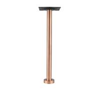 1 paquete de patas redondas ajustables de acero inoxidable de 100 cm para mesas de café y comedor, 6 cm de diámetro, incluye tornillos, altura personalizable, soporte duradero para encimera