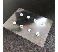 1 Paquete de Patines de Vidrio para Ratón DIY, Almohadillas Antideslizantes para Pies de Ratón, Pegatinas para Ratón de Juego