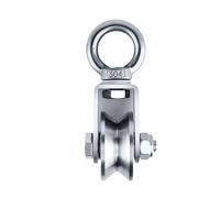 1 paquete de polea simple, rodillo de polea de acero inoxidable 304, bloque giratorio de 360°(B U-tupe-25mm(201))