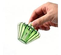 1 paquete de prensa de papel de filtro de café para V60, herramienta de resina con 20 varillas que ayuda a que el papel se adhiera mejor para el hogar, oficina, camping, verde (verde)