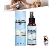 1 paquete de spray removedor de pelo de mascotas, 30 ml, solución antiestática para proteger la piel de la tela, suave y seguro para mascotas, repele la niebla y desenreda el aseo para muebles, ropa