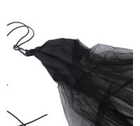 1 paquete de tienda de campaña de malla para una sola persona, red de alta densidad con puerta con cremallera, refugio de poliéster ligero para senderismo, mochileros, pesca, verde, 220 x 120 x 100 cm