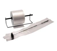 1 paquete de tubera de poli en rollo transparente 5 x 2000 espesor 3 mil envasado de polietileno de 3 mil para artculos medianos de tamao raro Obj