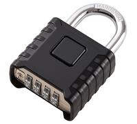 1 paquete DiseCu Gran de servicio pesado Combinacin de 4 dgitos Lock One Touch Desbloqueo Anti-error caracterstica de alta seguridad