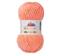 1 paquete/madeja Himalaya Dolphin Baby, cada madeja de 3.5 onzas, 120 mt/ 132 yardas, hilo súper voluminoso, hilo de manta, hilo de terciopelo, hilo de tejer, hilo Amigurumi, hilo de bebé 80355