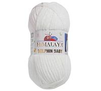 1 paquete/madeja Himalaya Dolphin Baby, cada madeja de 3.5 onzas, 120 mt/ 132 yardas, hilo súper voluminoso, hilo de manta, hilo de terciopelo, hilo de tejer, hilo Amigurumi, hilo de bebé 80363
