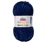 1 paquete/madeja Himalaya Dolphin Baby, cada madeja de 3.5 onzas, 120 mt/ 132 yardas, hilo súper voluminoso, hilo de manta, hilo de terciopelo, hilo de tejer, hilo Amigurumi, hilo de bebé 80321