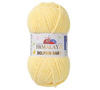 1 paquete/madeja Himalaya Dolphin Baby, cada madeja de 3.5 onzas, 120 mt/ 132 yardas, hilo súper voluminoso, hilo de manta, hilo de terciopelo, hilo de tejer, hilo Amigurumi, hilo de bebé 80302