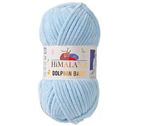 1 paquete/madeja Himalaya Dolphin Baby, cada madeja de 3.5 onzas, 120 mt/ 132 yardas, hilo súper voluminoso, hilo de manta, hilo de terciopelo, hilo de tejer, hilo Amigurumi, hilo de bebé 80306