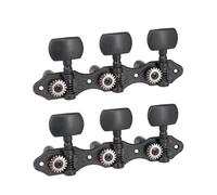 1 par 1:18 afinadores de guitarra clásica negros cabezales de máquina clavijas de afinación for guitarra clásica