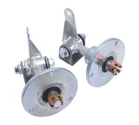 1 par 3 perno de dirección delantera de la rueda delantera Aleación de acero de acero para nudillos para neumáticos de 6 pulgadas DIY Go Kart Quad Mini Bike