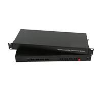 1 par 32 Canales -Pcm Voice Tel sobre Extensor de multiplexador de Fibra óptica con Ethernet de 100 m, ID de compatibilidad con el Llamado y función de fax