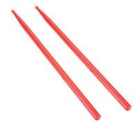 1 par 5a tambores, accesorios de instrumentos electrónicos antideslizantes de maple de maple para actuaciones de práctica para principiantes de la banda (Rojo)