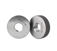 1 Par 6g M1-M15 Medidor De Anillo De Rosca De Diente Fino Métrico Medida X0.2/0,25/0,35/0,4/0,5/0,75/1/1,25/1,5 58-65HRC para maquinistas(M1.8X0.25 6g T Z)