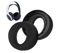 1 Par Almohadillas de Repuesto para Sony PlayStation 5 Pulse PS5 3D Auriculares, Cuero de Proteína Suave, Espuma Transpirable, Aislan el Ruido y Mejoran la Comodidad de Uso - Malla Negra