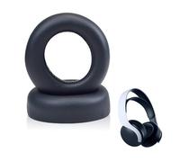 1 Par Almohadillas de Repuesto para Sony PlayStation 5 Pulse PS5 3D Wireless Headset Auriculares Almohadillas Cuero Suave Proteína PU y Espuma con Memoria (Negro)