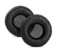 1 par almohadillas negras repuesto para Plantronics HW251N HW291N HW520 Blackwire 3210 3225 3310 3320 3325 C3215 Jabra Biz 2400 PRO 920 930 piel proteína suaves cómodas, almohadillas auriculares