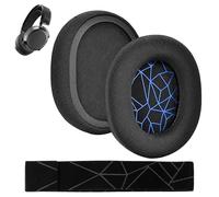 1 Par Almohadillas y 1 Diadema de Repuesto para SteelSeries Arctis 7/7+/7P/7P+/7X/7X+/9/9X/Pro/Prime, con Espuma de Aislamiento de Ruido, Red de Esponja de Memoria -Do Not Fit Any Arctis Nova
