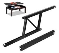 1 Par Bisagras Abatibles para Mesa de Centro, Soporte de Marco de Escuadras Abatibles Bisagras de Resorte Bisagra Elevables Plegable 40 kg con Mecanismo para Mesas Café y Accesorios de Montaje