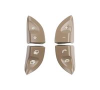 1 Par Botones Multifunción Para Cubierta Control Interruptor Volante Coche Para Benz S lass Para W220 Para W215 Botones de Control del Volante(Beige)
